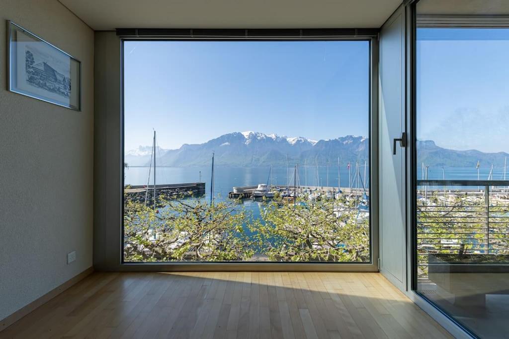 Lakeside-Apartment-1 Grand Appartement Familial Avec Terrasses Et Vue Panoramique Vevey Exterior photo