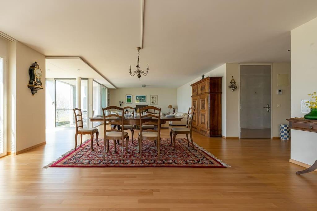 Lakeside-Apartment-1 Grand Appartement Familial Avec Terrasses Et Vue Panoramique Vevey Exterior photo