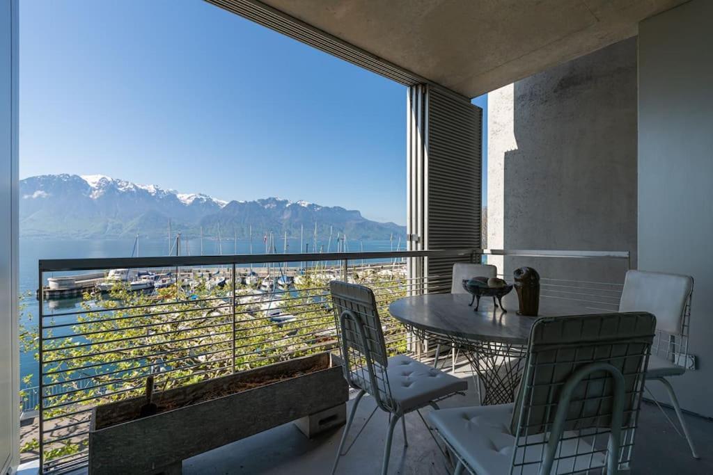 Lakeside-Apartment-1 Grand Appartement Familial Avec Terrasses Et Vue Panoramique Vevey Exterior photo