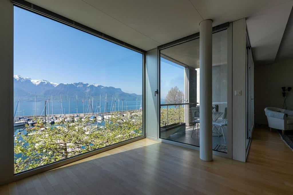 Lakeside-Apartment-1 Grand Appartement Familial Avec Terrasses Et Vue Panoramique Vevey Exterior photo