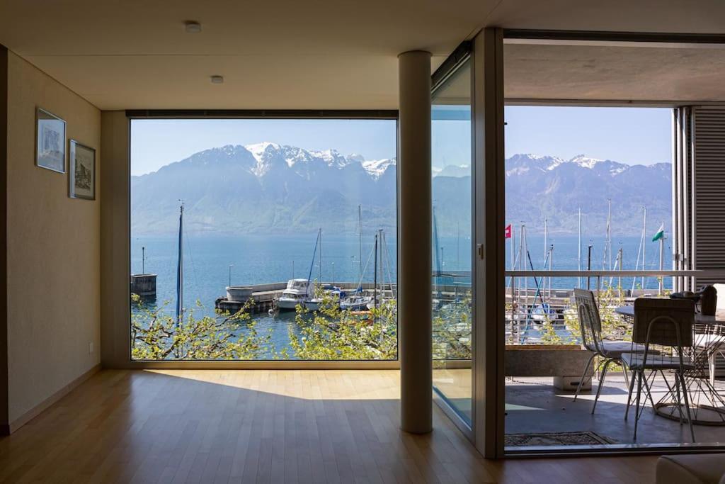 Lakeside-Apartment-1 Grand Appartement Familial Avec Terrasses Et Vue Panoramique Vevey Exterior photo