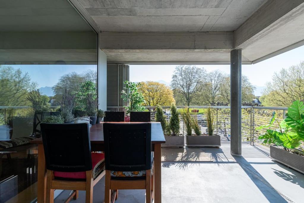 Lakeside-Apartment-1 Grand Appartement Familial Avec Terrasses Et Vue Panoramique Vevey Exterior photo