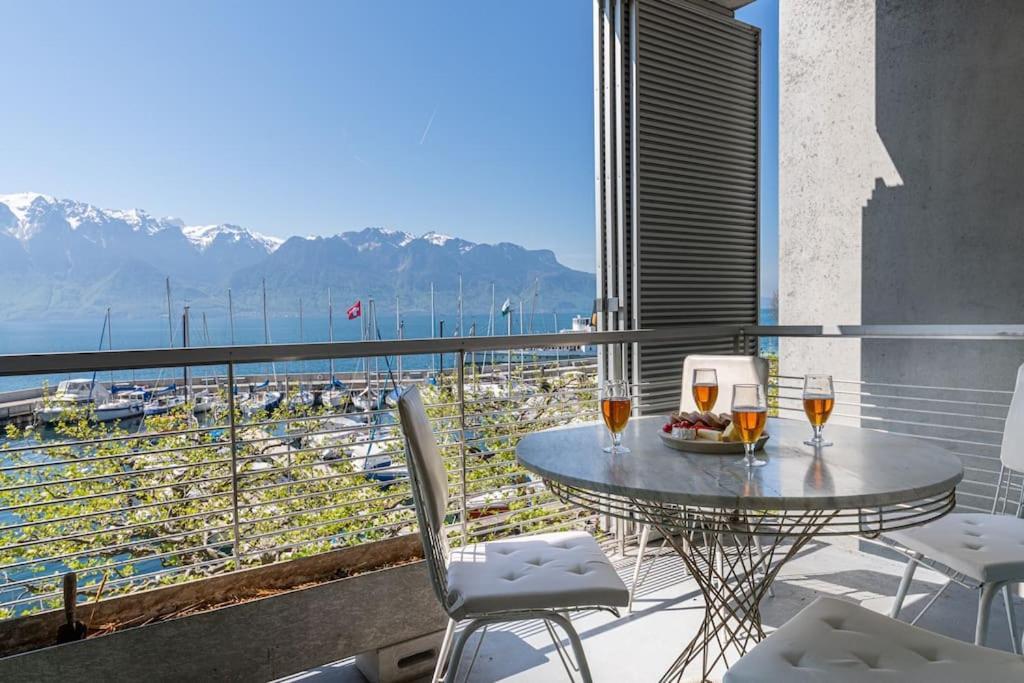 Lakeside-Apartment-1 Grand Appartement Familial Avec Terrasses Et Vue Panoramique Vevey Exterior photo