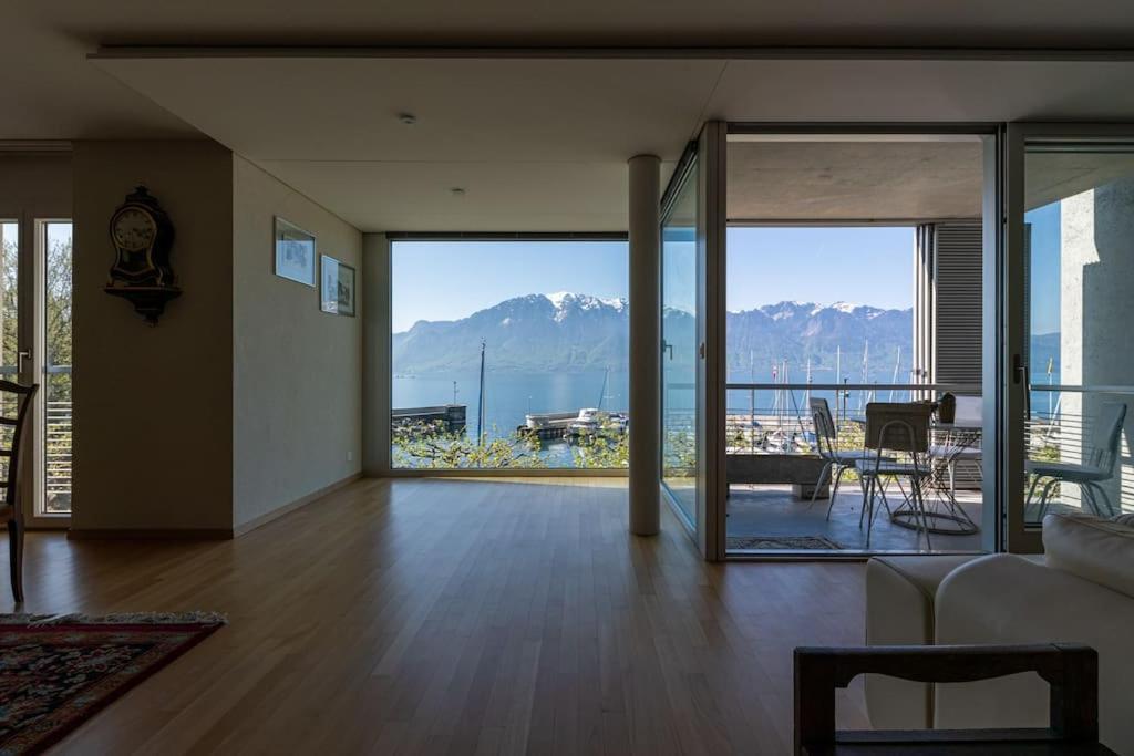 Lakeside-Apartment-1 Grand Appartement Familial Avec Terrasses Et Vue Panoramique Vevey Exterior photo