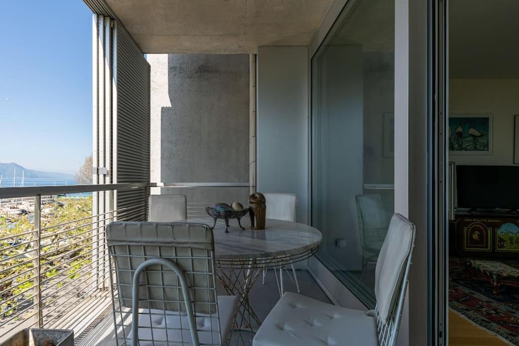 Lakeside-Apartment-1 Grand Appartement Familial Avec Terrasses Et Vue Panoramique Vevey Exterior photo