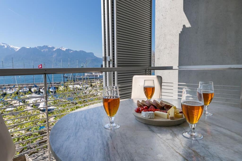 Lakeside-Apartment-1 Grand Appartement Familial Avec Terrasses Et Vue Panoramique Vevey Exterior photo