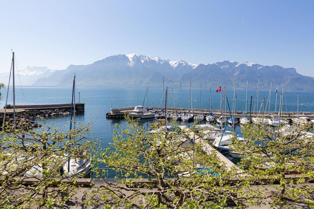 Lakeside-Apartment-1 Grand Appartement Familial Avec Terrasses Et Vue Panoramique Vevey Exterior photo